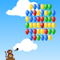 Playing Bloons, an old flash game