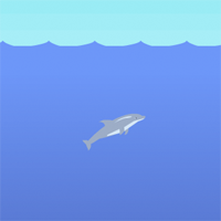 Playing Dolphin Olympics, an old flash game