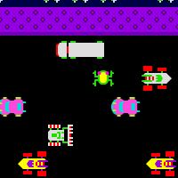 Playing Frogger, an old flash game