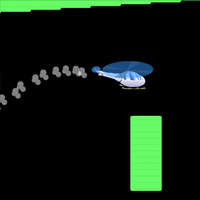 Playing Helicopter, an old flash game